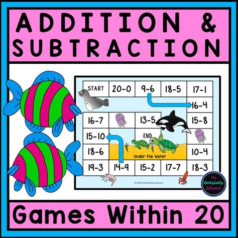 Addition Within 20 Games + Addition To 20 .